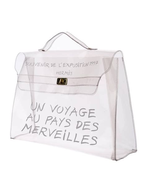 hermes kelly clear|Hermes kelly bag transparent.